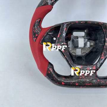 BoostLabs Forged Carbon LED – Volante Deportivo para Chevrolet Corvette C7 2014–2019