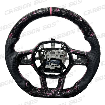 BoostLabs Pink Forged Carbon – Volante Deportivo para Honda Civic 11th Gen / CR-V / Accord