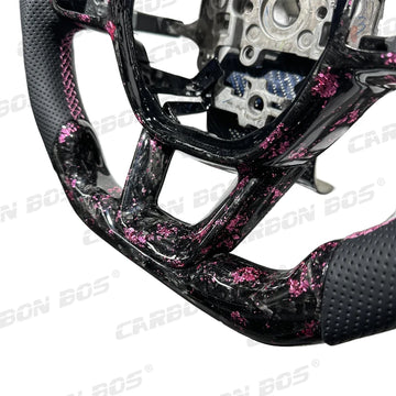 BoostLabs Pink Forged Carbon – Volante Deportivo para Honda Civic 11th Gen / CR-V / Accord