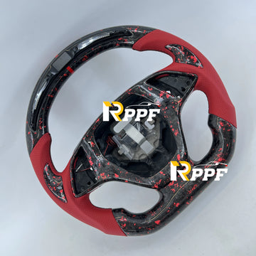 BoostLabs Forged Carbon LED – Volante Deportivo para Chevrolet Corvette C7 2014–2019