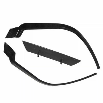 StreetEdge Front Lip – Splitter Delantero Deportivo Negro Gloss