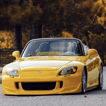 BoostLabs Slow Car Club – Pegatina JDM para Parabrisas
