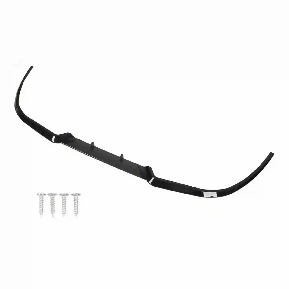 StreetEdge Front Lip – Splitter Delantero Deportivo Negro Gloss