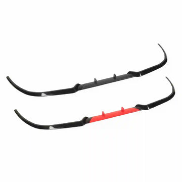 StreetEdge Front Lip – Splitter Delantero Deportivo Negro Gloss