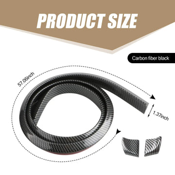 BoostLabs Carbon Style Trunk Spoiler – Alerón Universal de Maletero