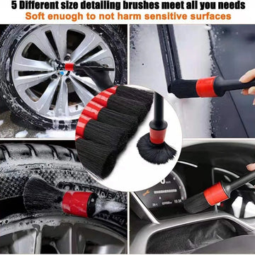 DetailPro Brush Kit – Set de Brochas de Detailing 9PCS