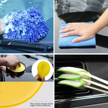 DetailPro Brush Kit – Set de Brochas de Detailing 9PCS