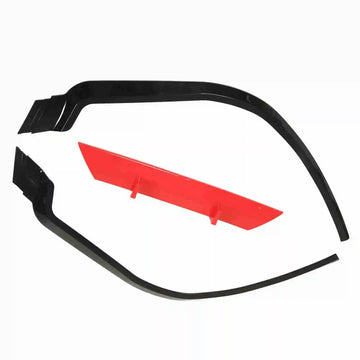 StreetEdge Front Lip – Splitter Delantero Deportivo Negro Gloss