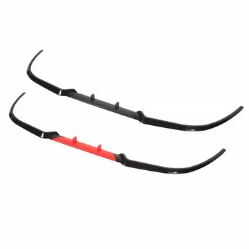StreetEdge Front Lip – Splitter Delantero Deportivo Negro Gloss